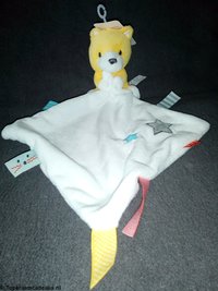 Aanvulling webshop | Labeldoekje beer met sterretjes